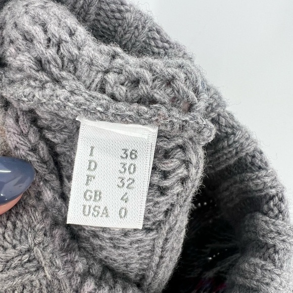 Philosophy Di Lorenzo Serafini Wool Cable-knit Knitted Graphic Sweater Vest - Picture 9 of 9